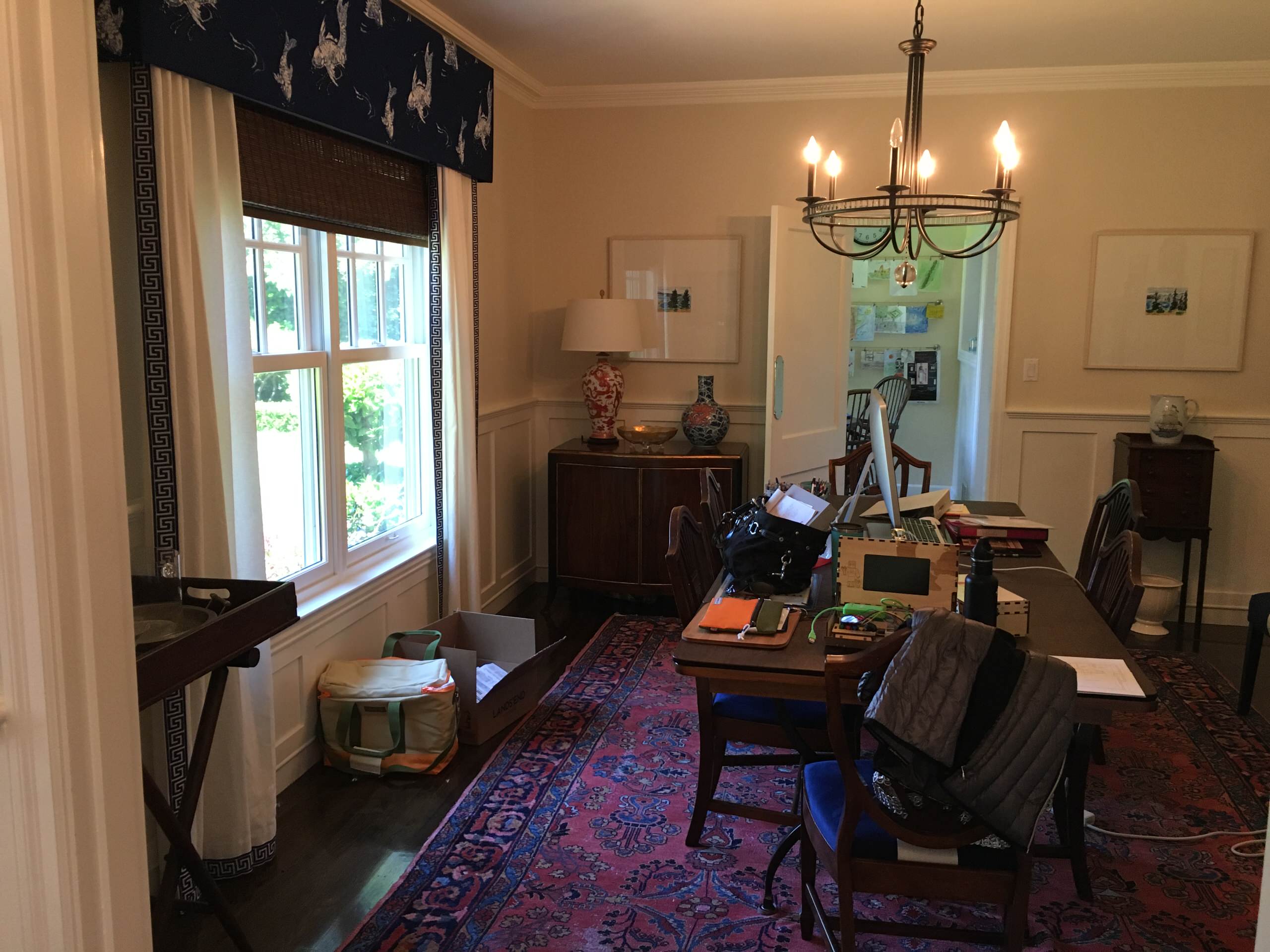 Colonial Revival - Before, dining room