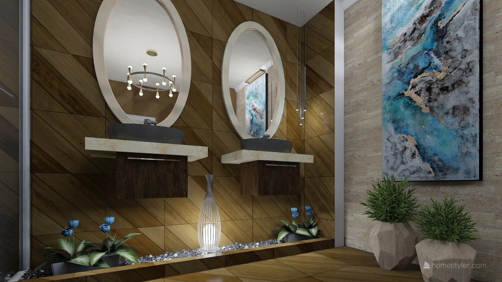 Санузел в Эко стиле