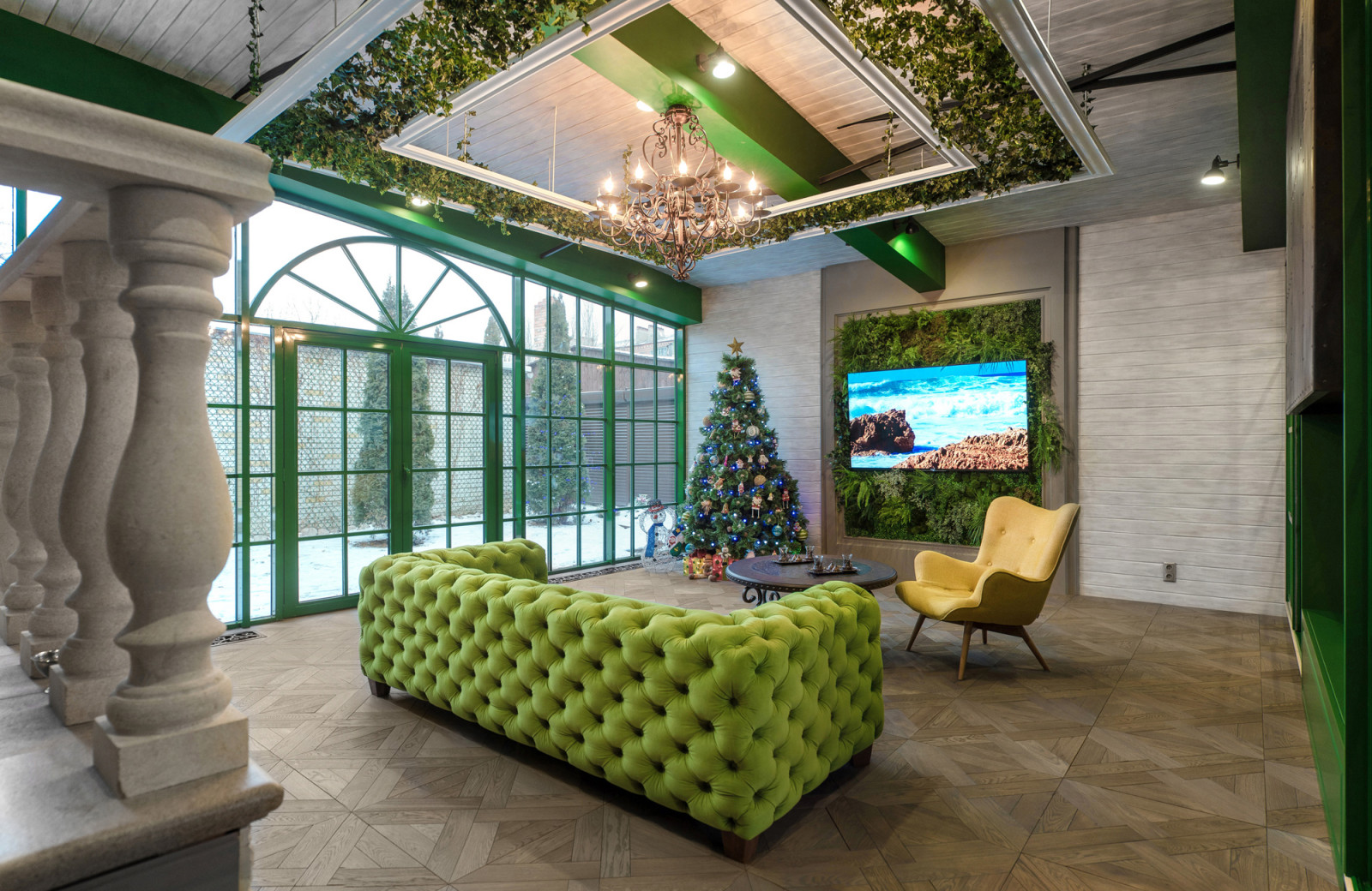 Зона отдыха в частном доме