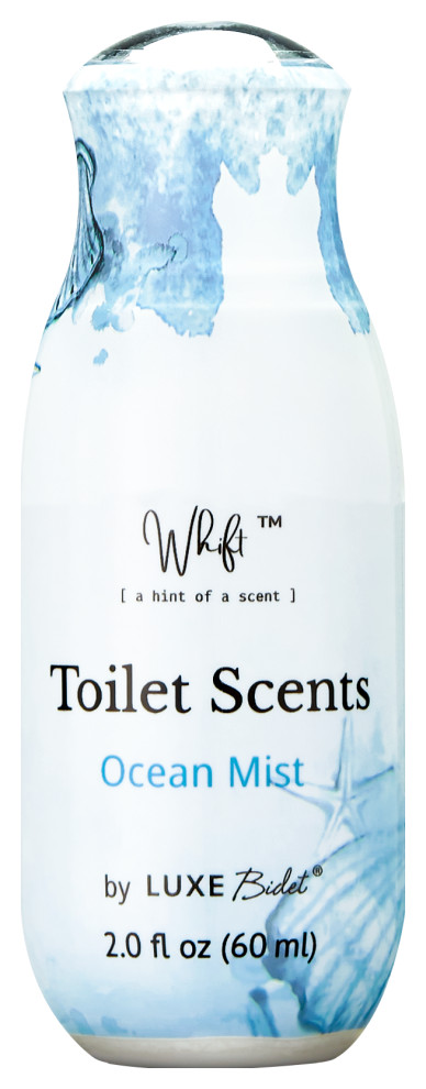 Whift Toilet Scents Spray by LUXE Bidet, Ocean Mist, Classic Home Size - 2 oz