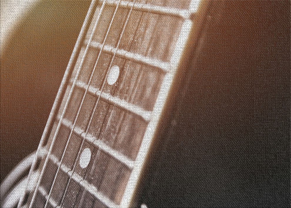 Acoustic Guitar 8 Area Rug, 5'0"x7'0"