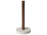 Paper Towel Holders White Terrazzo w/ A Walnut Rod