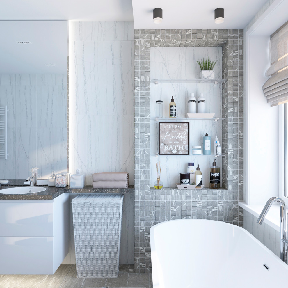 Два санузла в одном коттедже