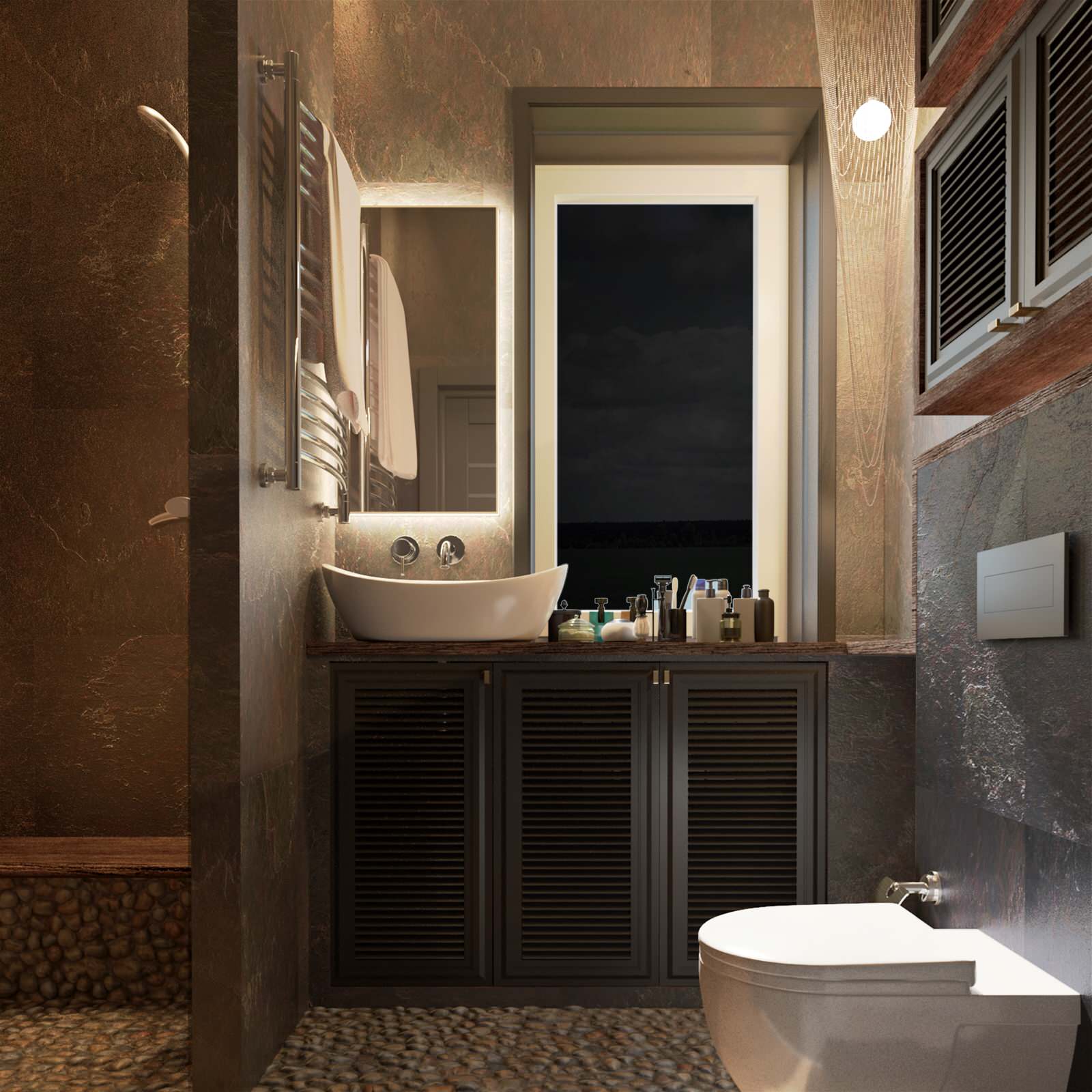 Гостевой санузел в частном доме