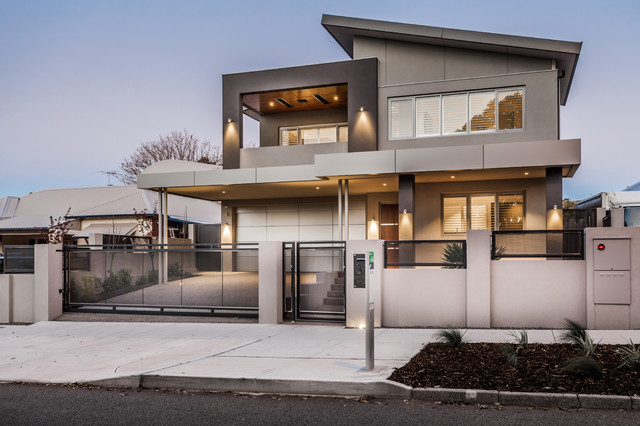 South Perth Custom Build contemporary-fasad
