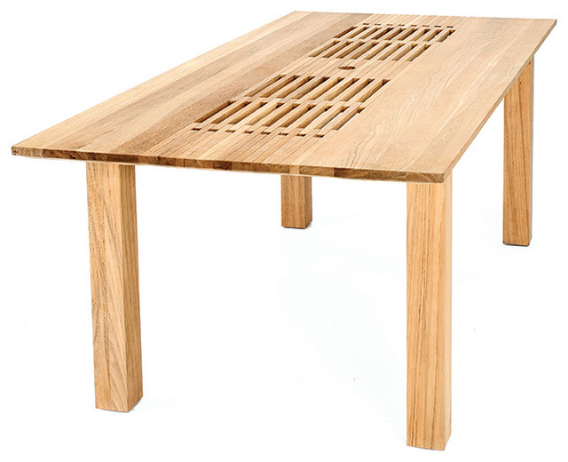 OASIQ HAMILTON Dining Table Transitional Outdoor Dining Tables by