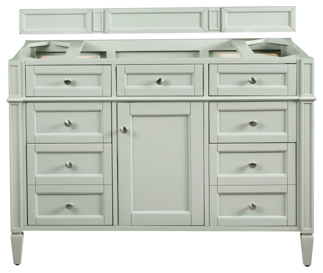 Brittany 48" Sage Green Single Vanity Transitional Bathroom