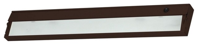 ZeeLite 3-Light Xenon Under Cabinet Bronze Clear Glass