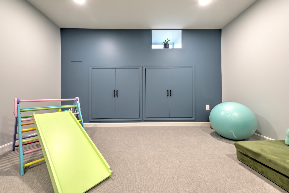 Basement Office and Kids Play Area