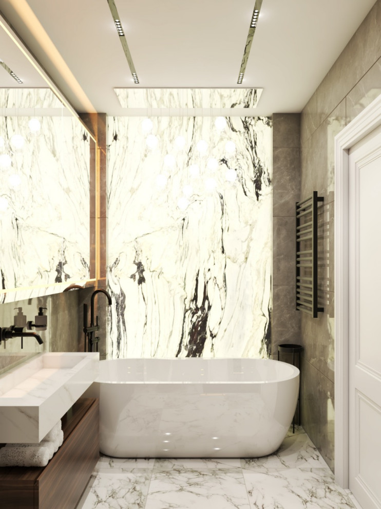 Дизайн двухкомнатной квартиры для молодой пары.