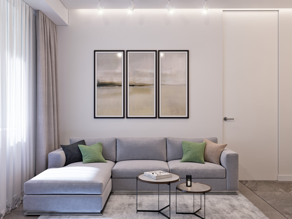 Сдержанный интерьер жилой квартиры