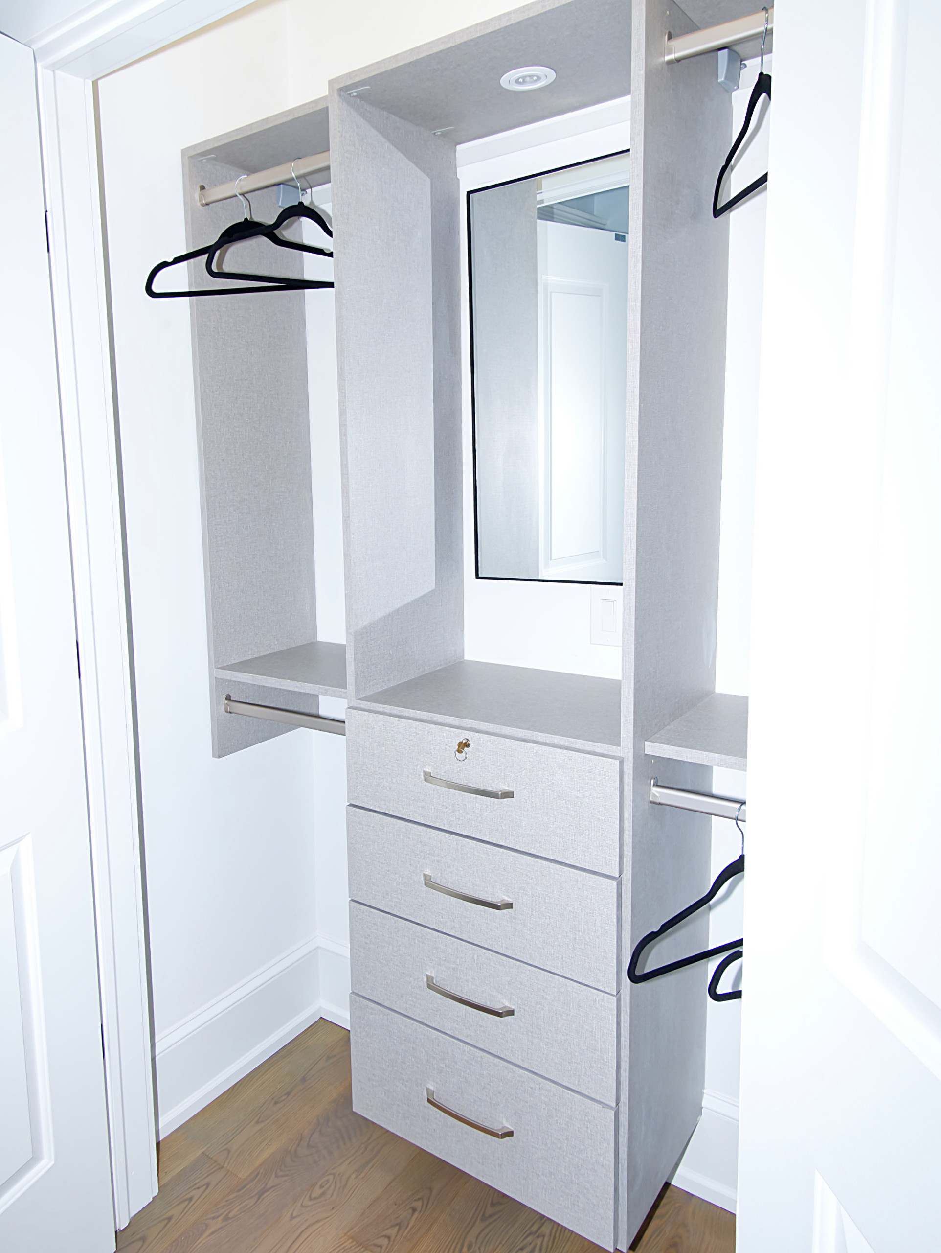 Beach style closet photo in Philadelphia