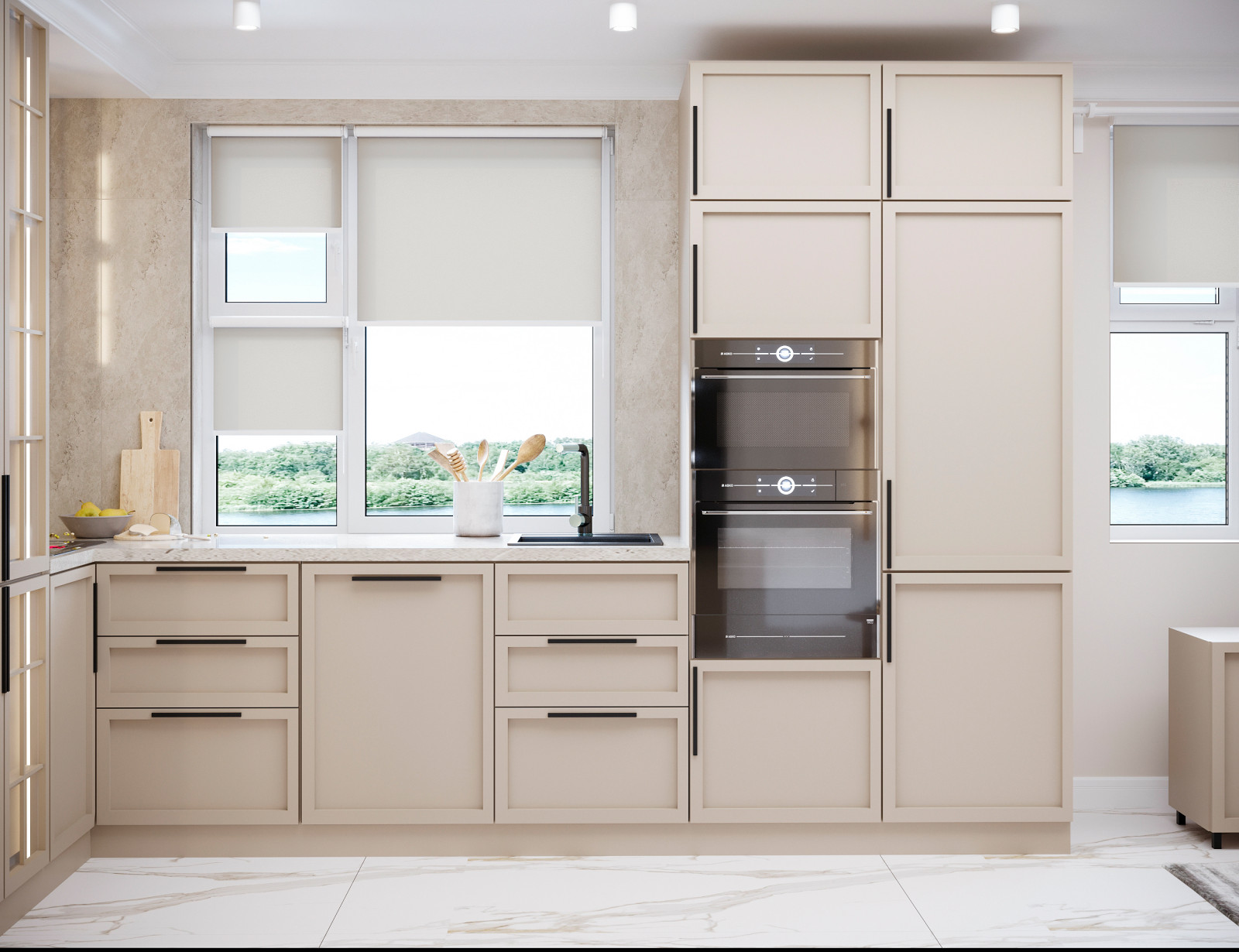 Квартира с элементами неоклассики