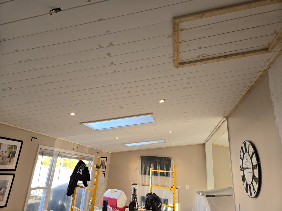 Shiplap ceiling