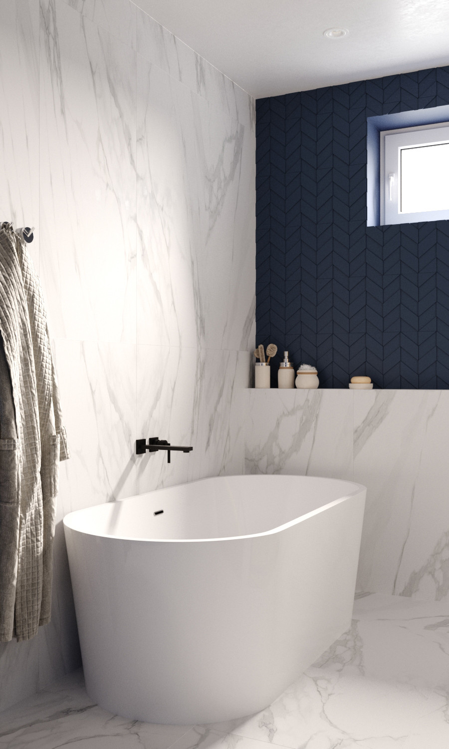 Дизайн проект ванной комнаты г.Котово