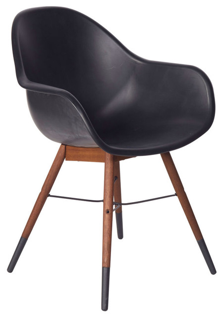 Chamonix Bucket Chair Black Contemporary Outdoor Dining Chairs Chamonix Bucket Chair Black