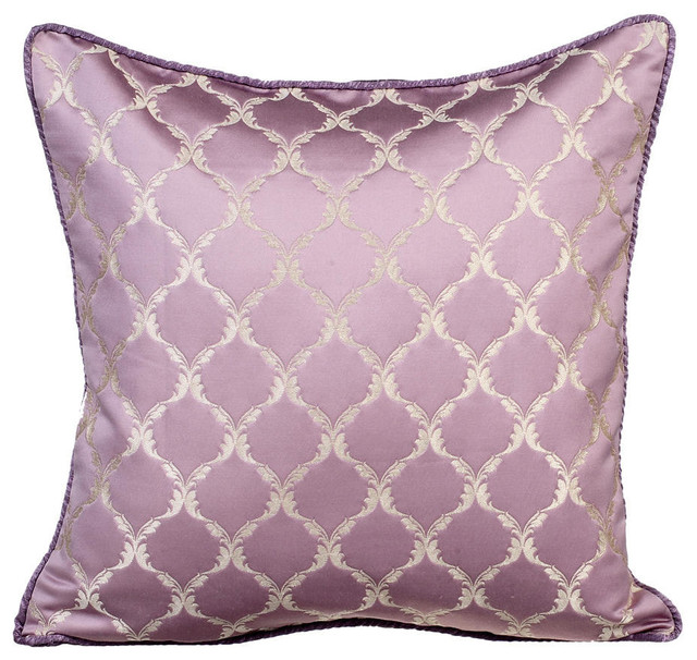 Purple Throw Pillow Covers 16 X16 Silk Lavender Tea Purple Throw Pillow Covers 16 X16 Silk Lavender Tea