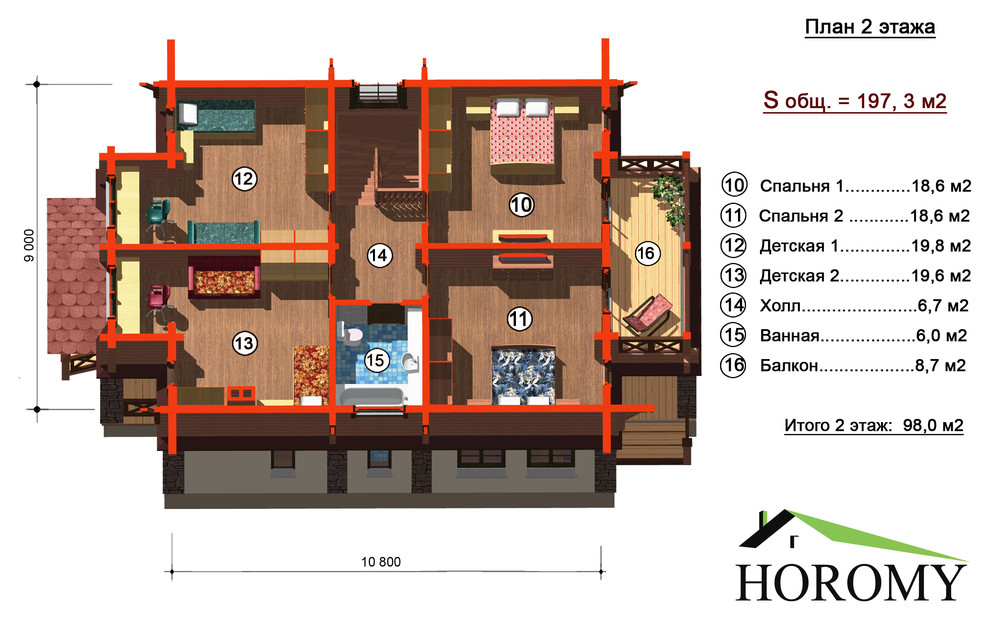 Проекты домов из клееного бруса