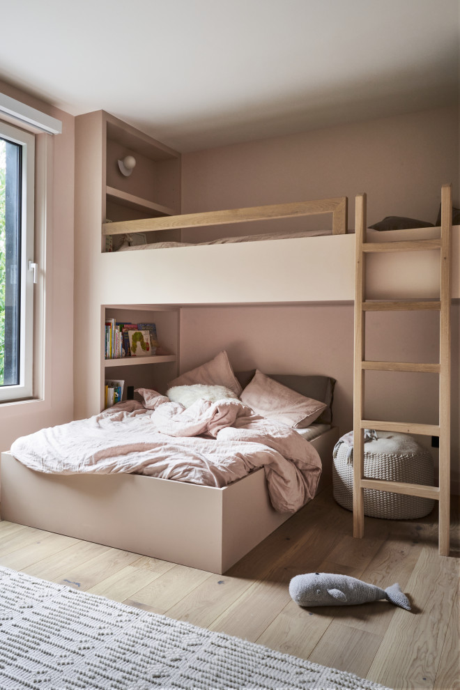 This is an example of a scandi kids' bedroom in Toronto.