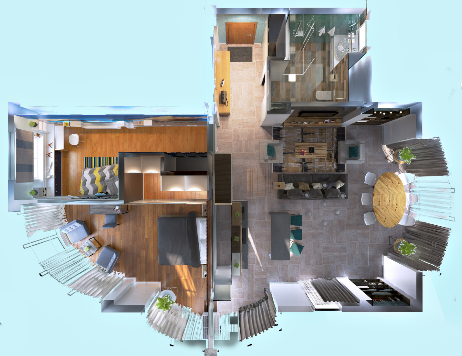 Улица Рахманинова гор. Сочи