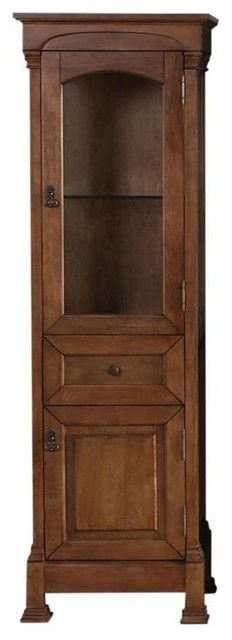 James Martin Brookfield Linen Cabinet Traditional Bathroom