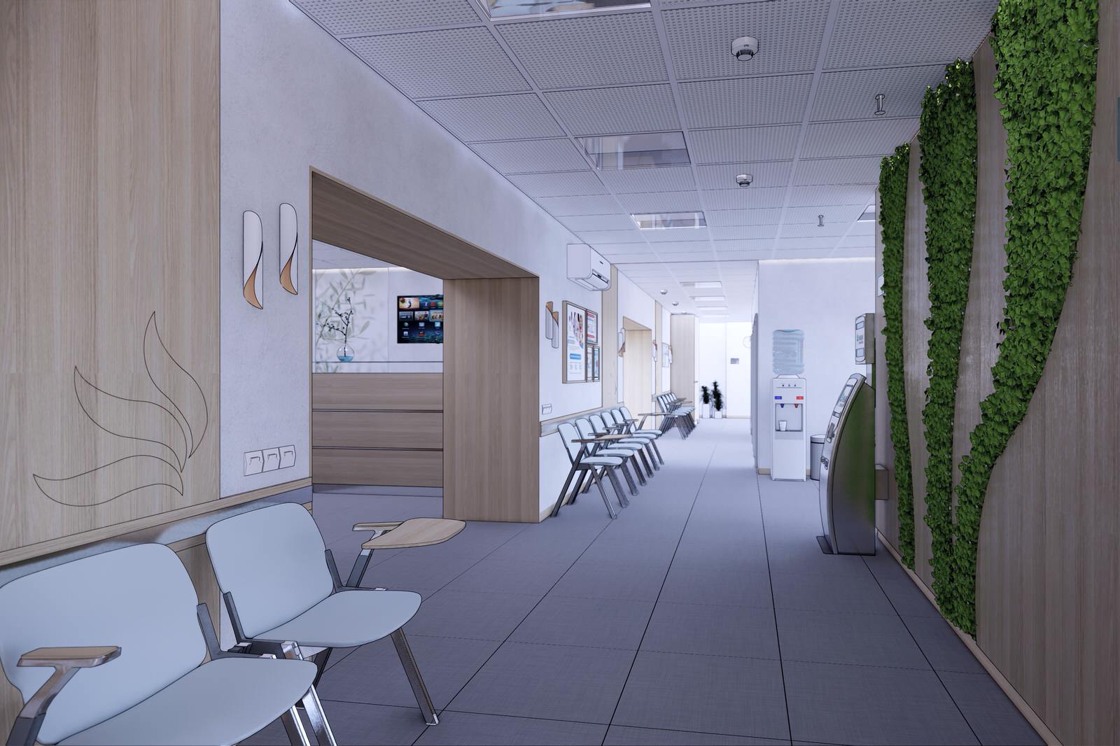 Концепция холла для Немецкой Семейной клиники