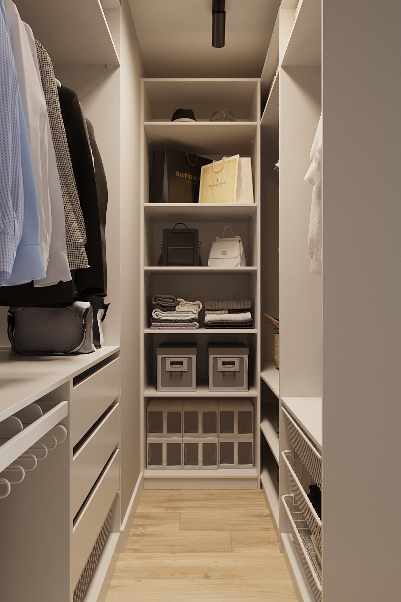 Яркий минимализм квартира 60 кв м