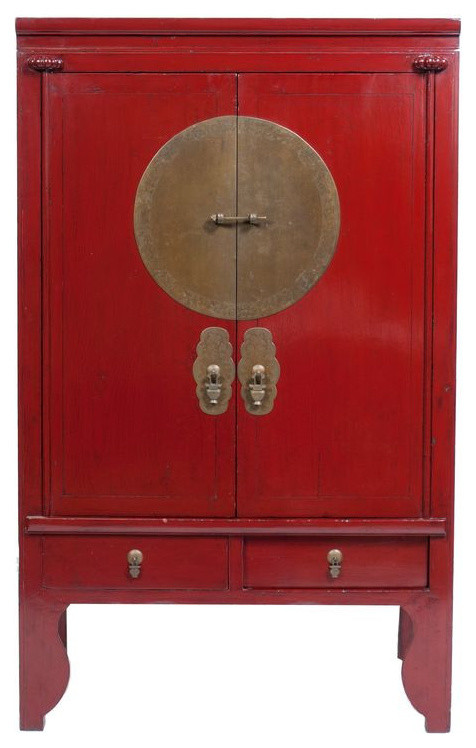 SOLD OUT! Chinese Red Lacquer Cabinet - $1,000 on Chairish.com