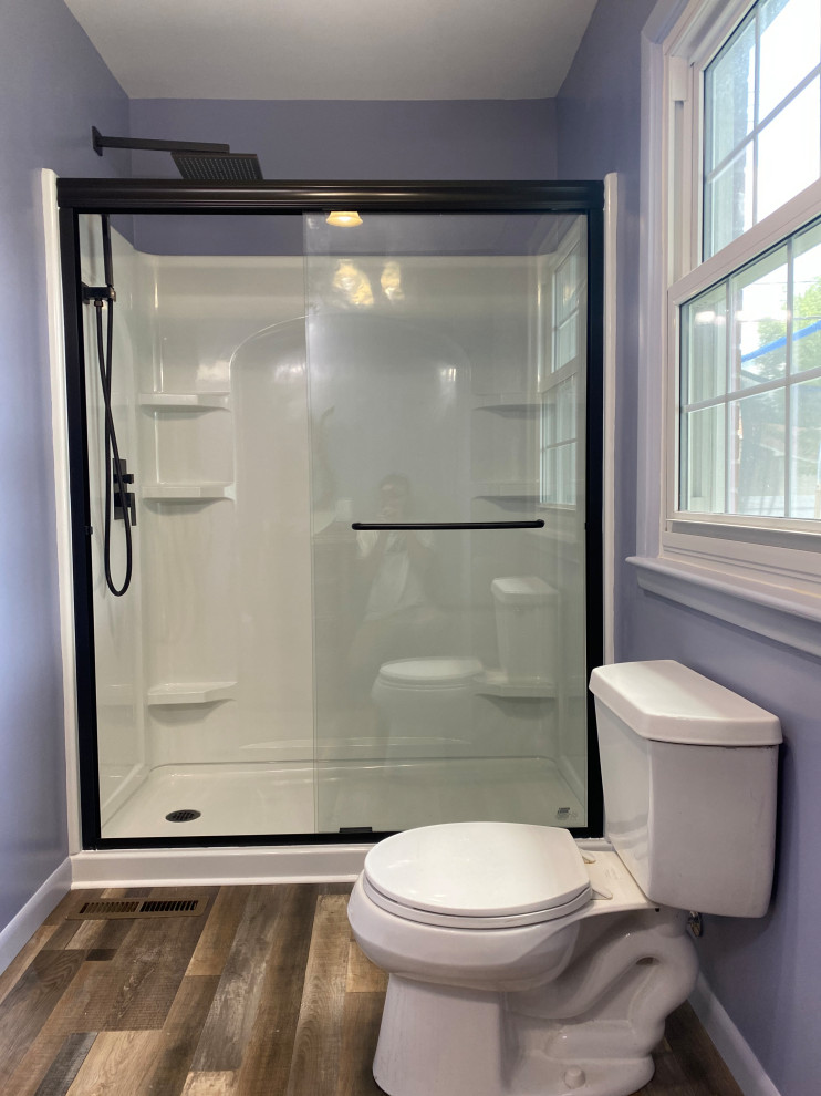 Purple Bath Remodel
