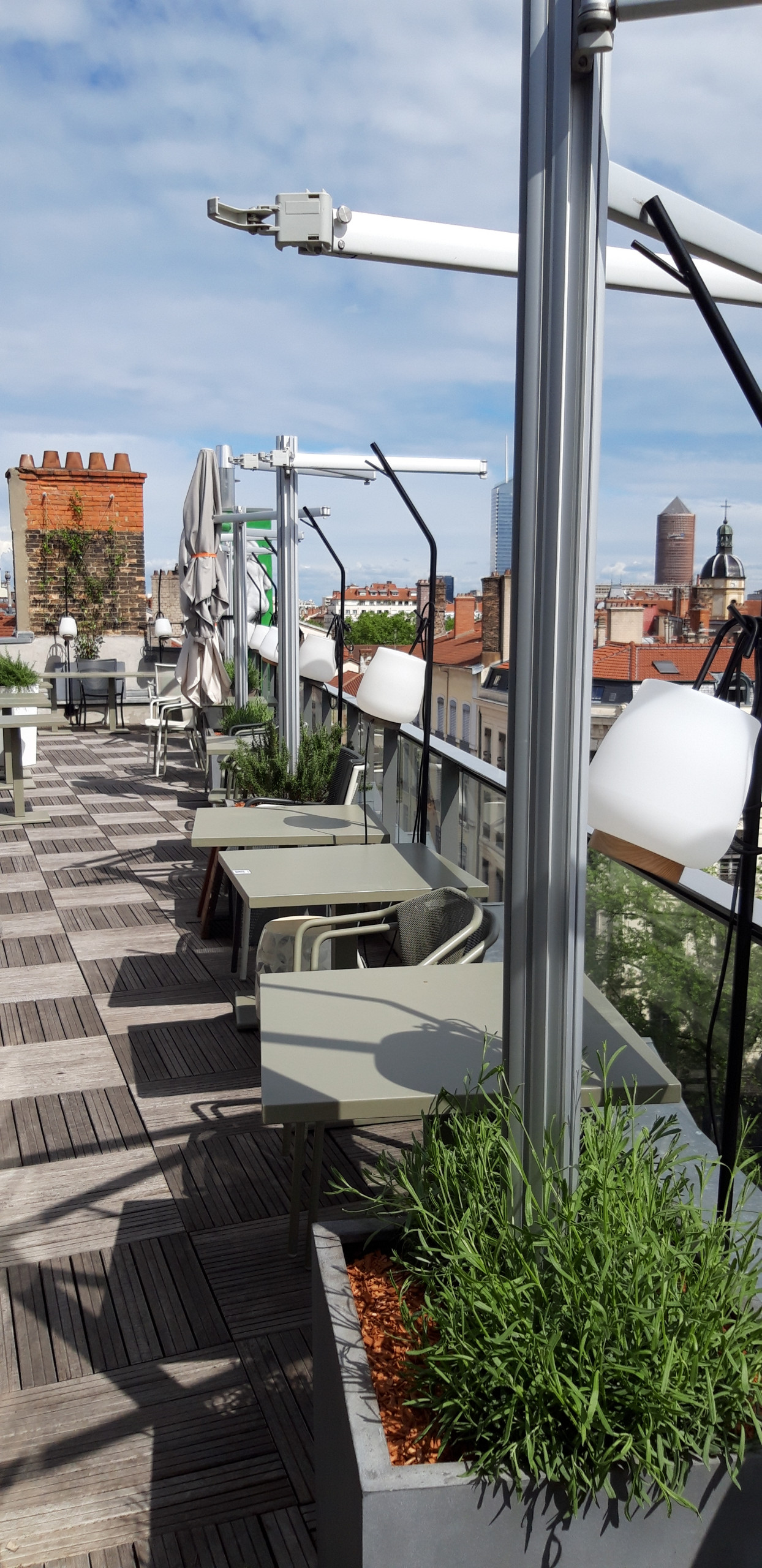 Aménagement d'une terrasse de 80m2