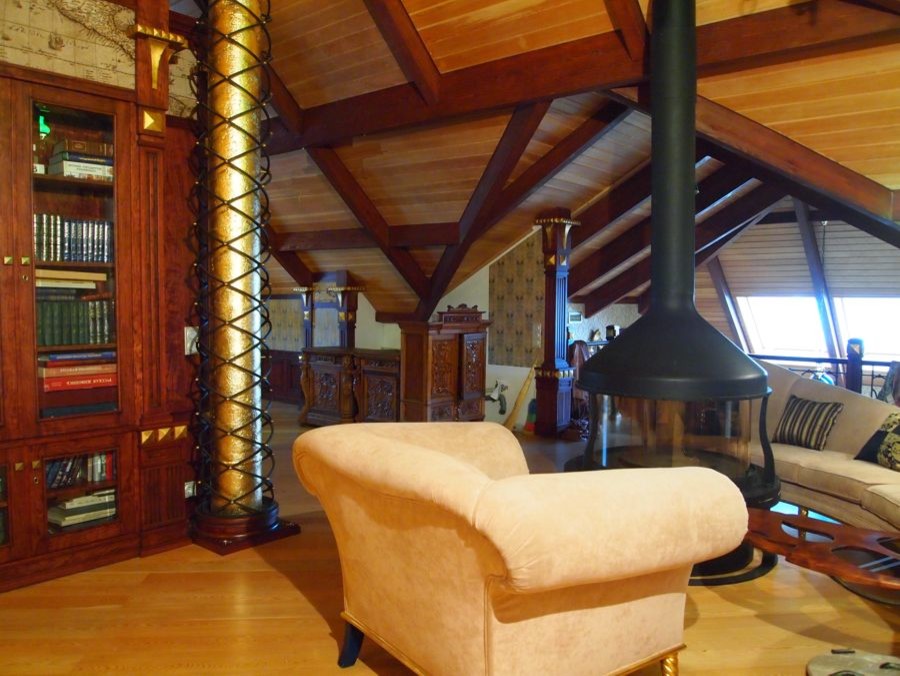 Проект мансарда частного дома