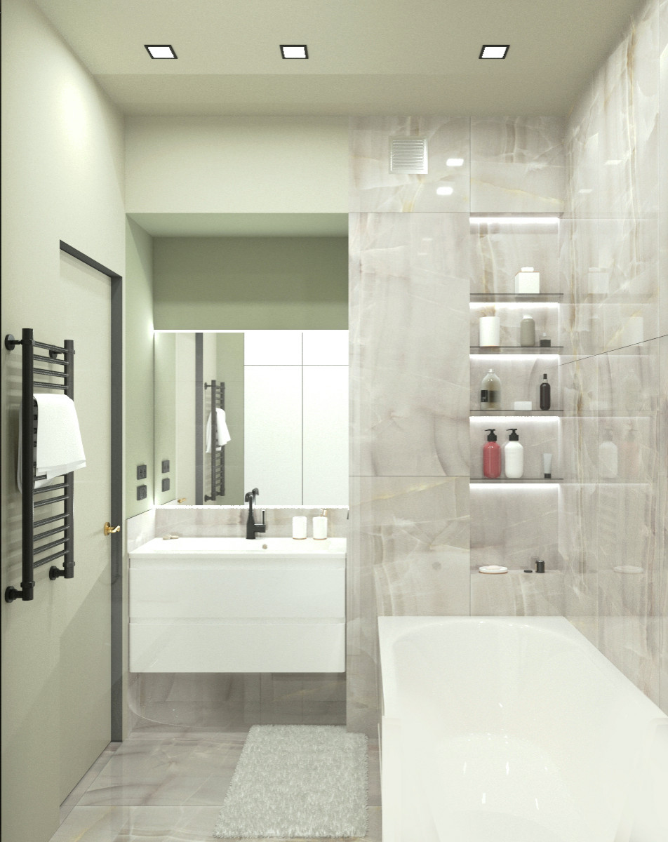 Квартира в доме ар-деко