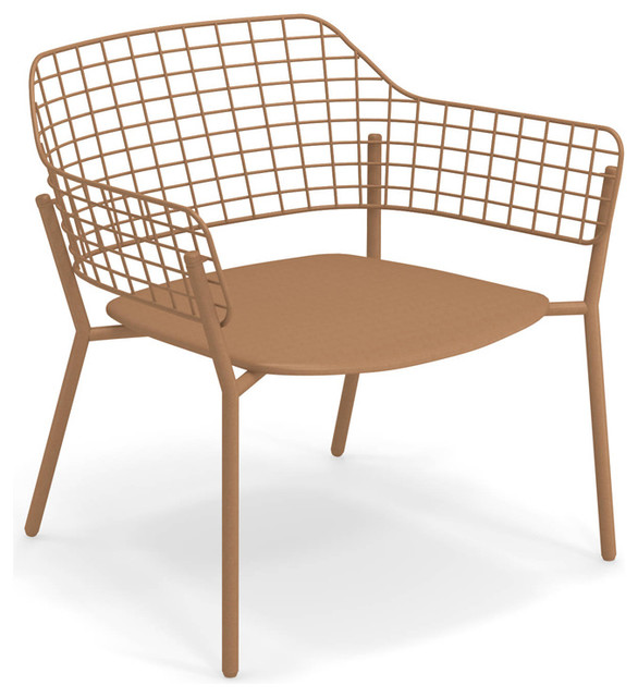 Emu Lyze Outdoor Lounge Chair, Set of 2, Antique Copper