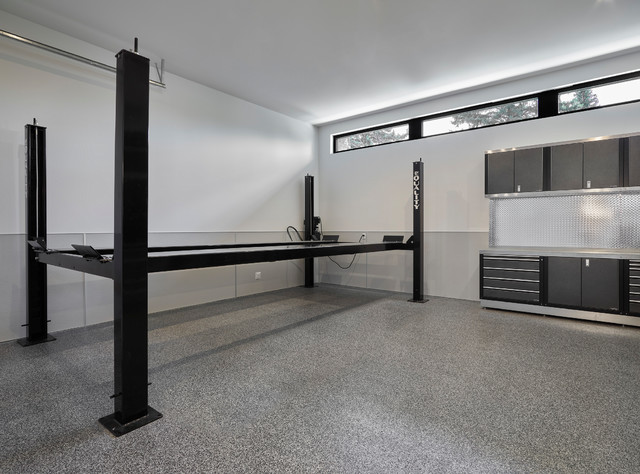 Skyline contemporary-garage