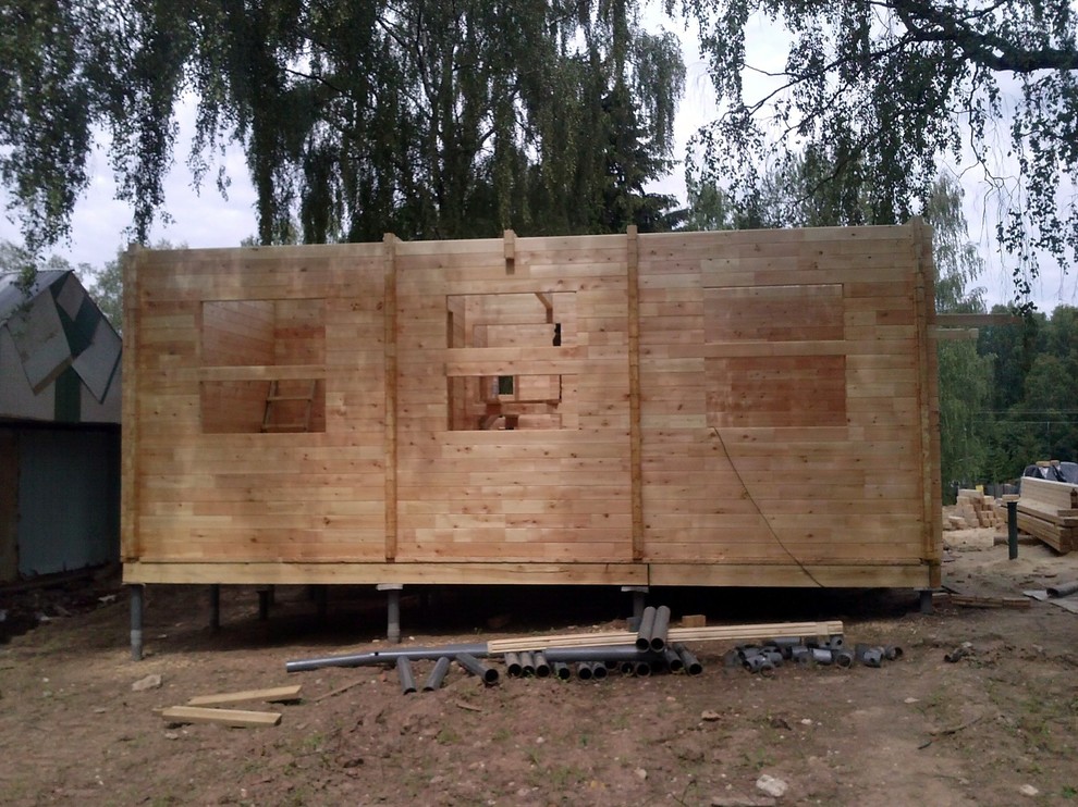 Теплый дом.Клееный брус