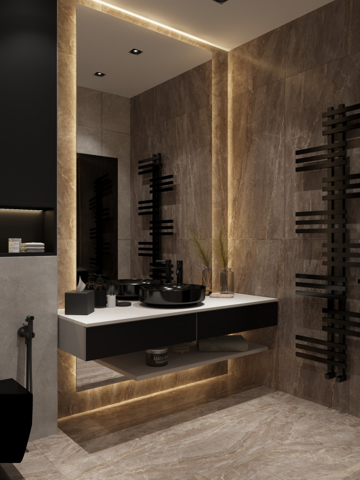 Ванная комната в коттедже