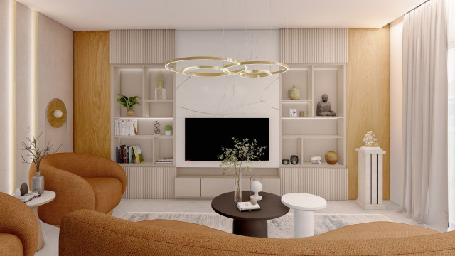 Platinum Horizon in Mayfair moderne-dagligstue