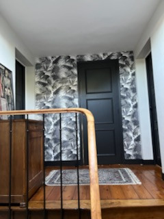 Rénovation décoration d'une maison de maître, entrée, cage d'escalier, cuisine
