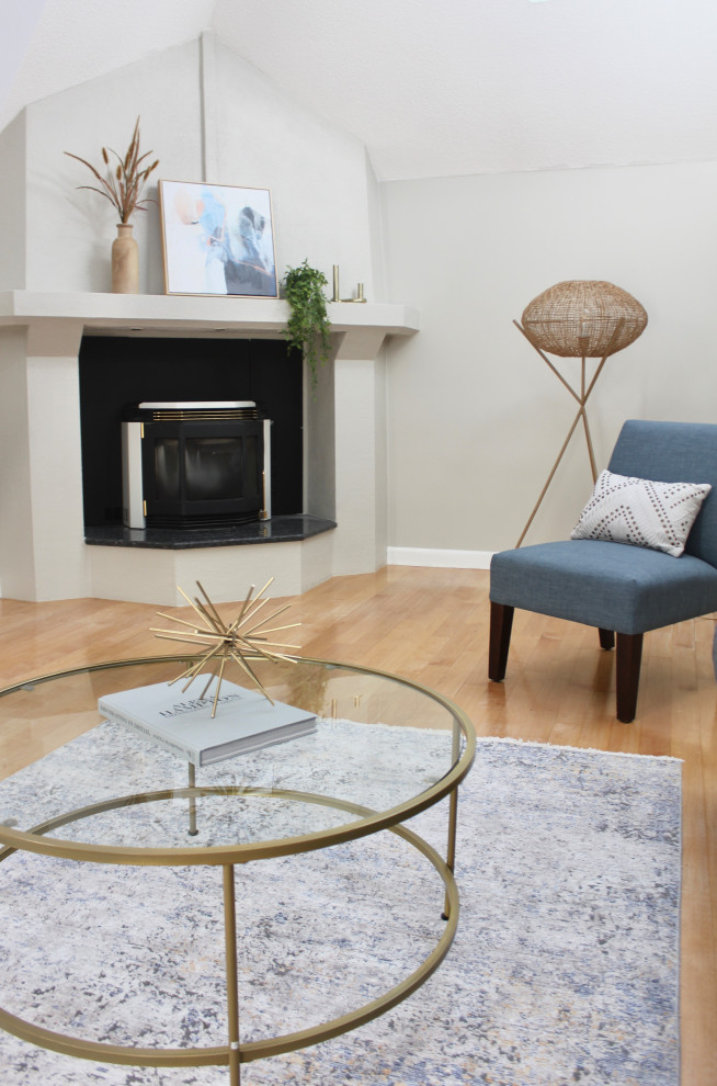 Inspiration for a transitional home design remodel in Boston