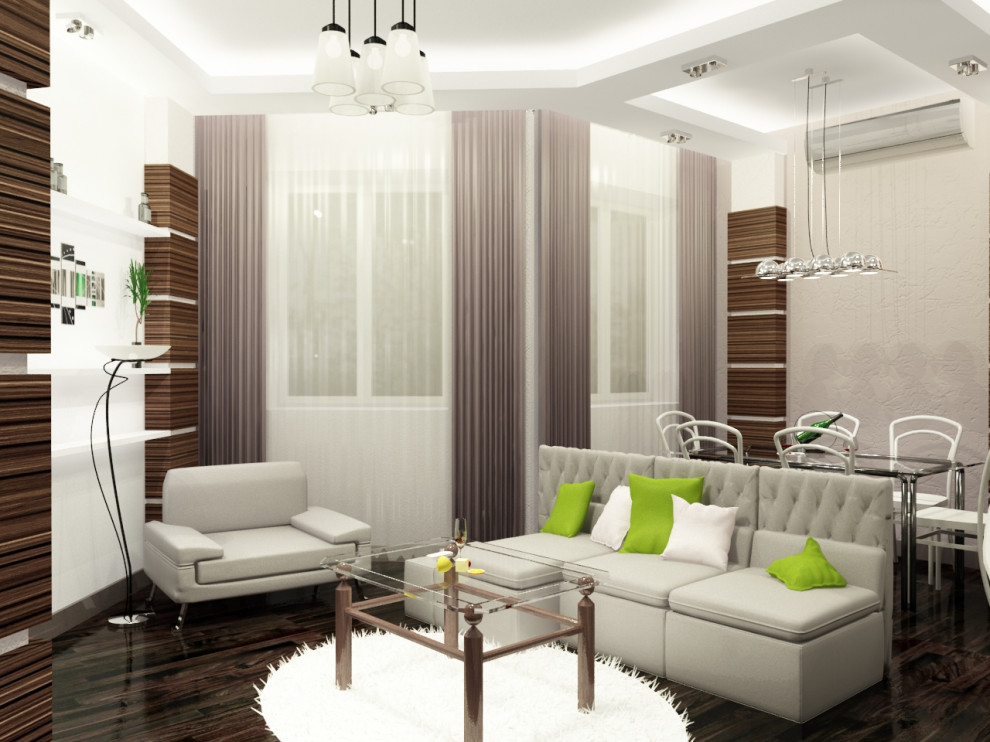 Гостиная . Современный стиль.