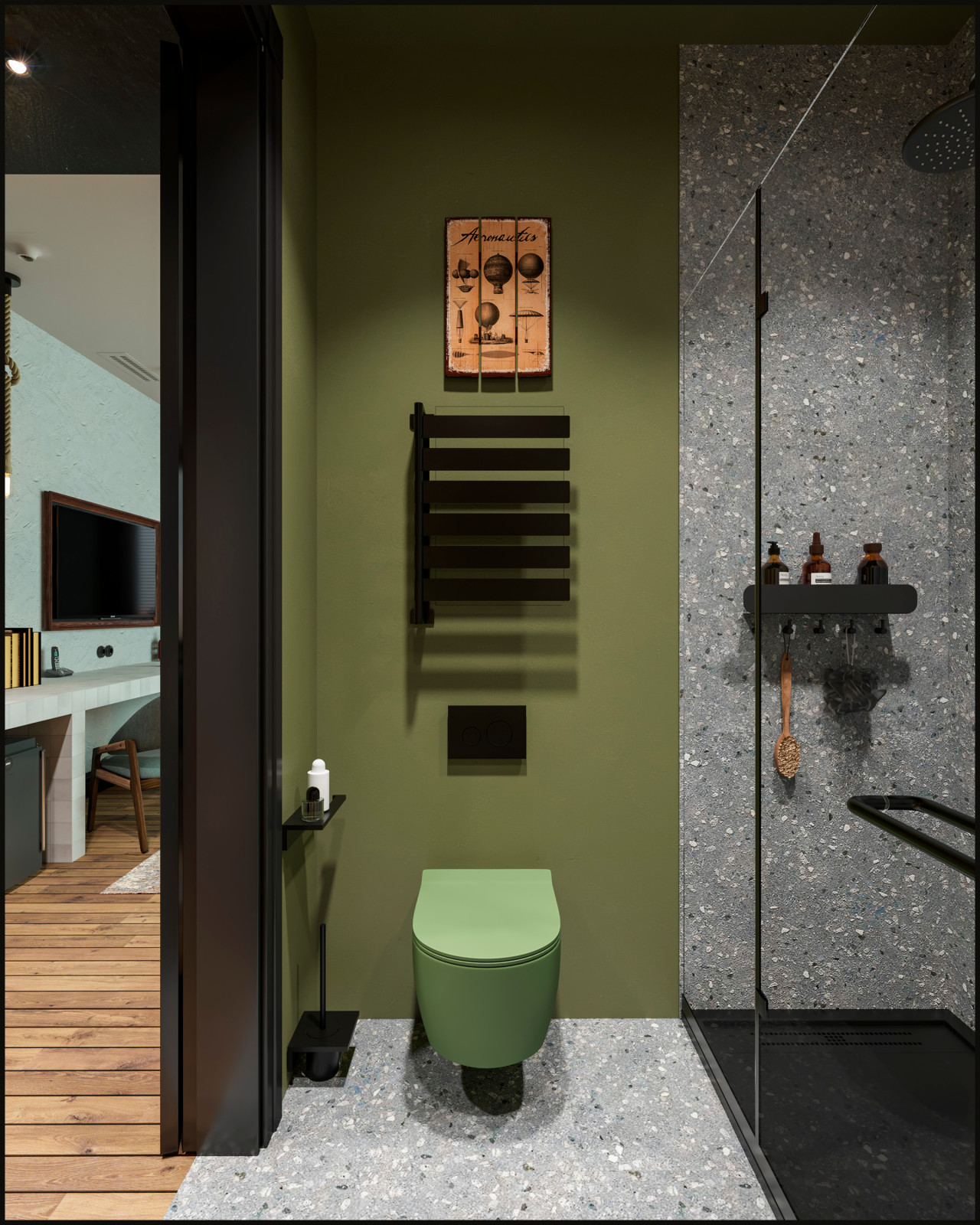 Дизайн апарт комплекса/гостиницы в стиле шале 250 м2