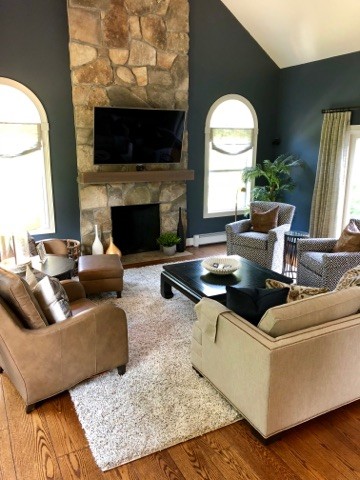 Blue Family room