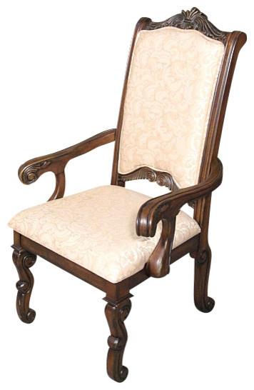 Solid Mahogany Upholstered Georgian High Back Occasional Arm Chair Solid Mahogany Upholstered Georgian High Back Occasional Arm Chair
