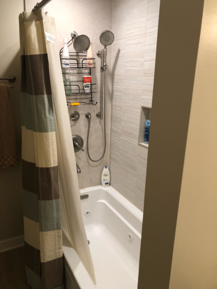 Elmhurst, IL Full Bathroom Remodel Bathroom Chicago by Envy Home