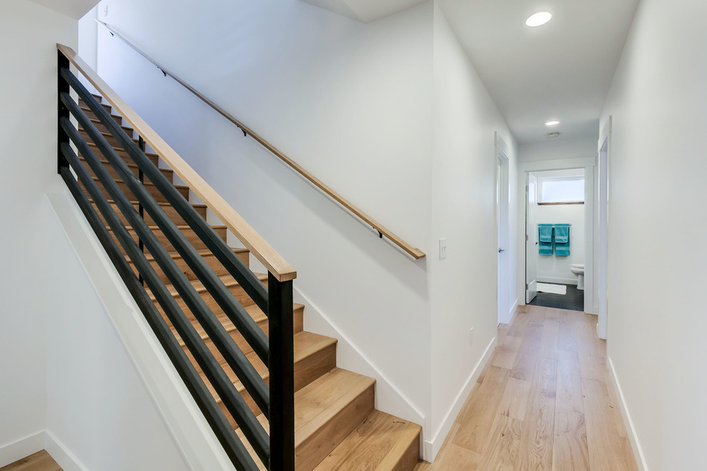 Inspiration for a transitional hallway remodel in Phoenix