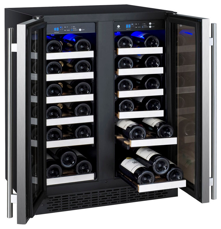 Wine Cooler 24" FlexCount II TruVino 36 Bottle Dual Zone Stainless