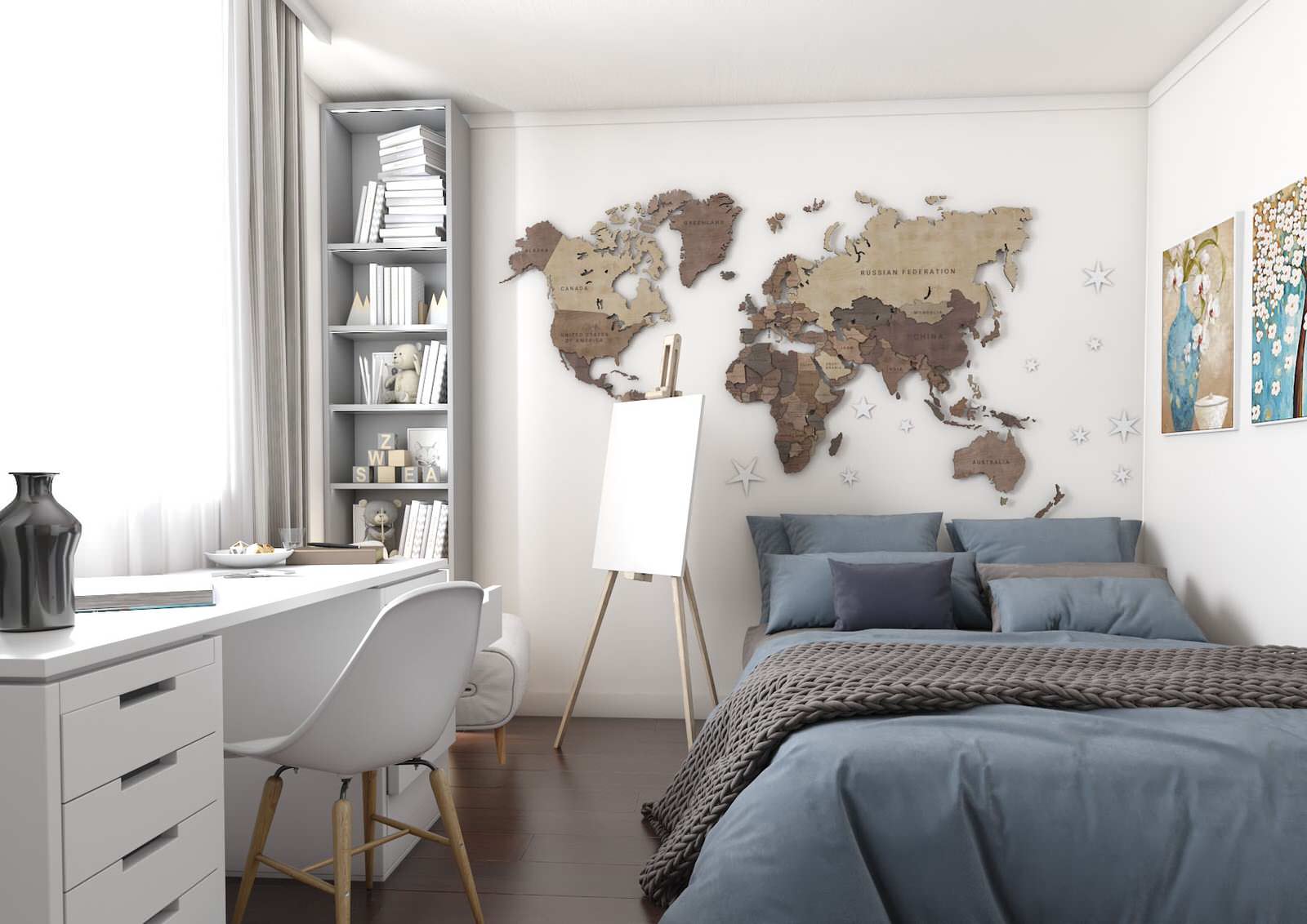 Детская комната в двухкомнатной квартире, метро Проспект мира