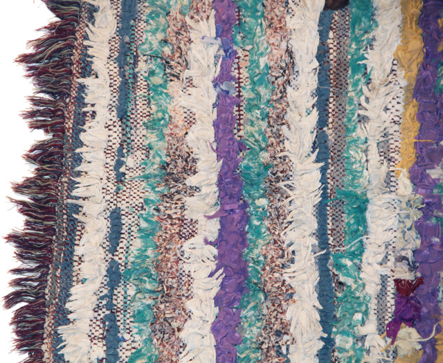 Boucherouite, Rag Rug, 32" x 73"