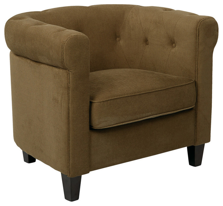 Inspired by Bassett Marianna Accent Chair in Molasses