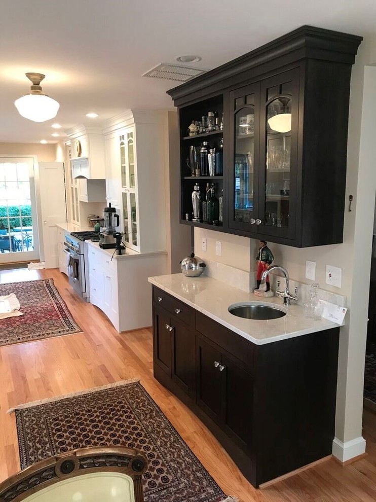 Transitional home design photo in DC Metro